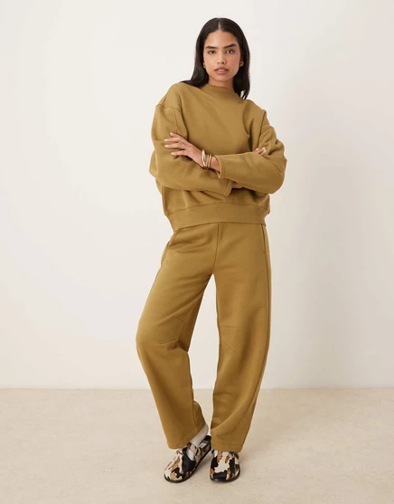 Спортивные брюки ASOS DESIGN premium heavyweight 500gsm со швами 