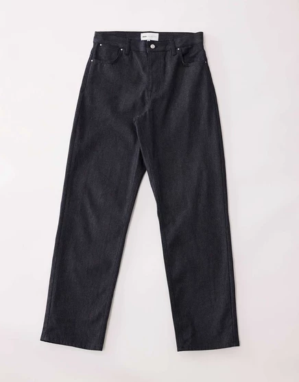 Фирменные джинсы прямого кроя ASOS COLLECTIVE AC-B-253 из необработанного денима indigo