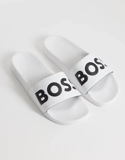 Мужские сланцы Boss Orange Aryeh, белые