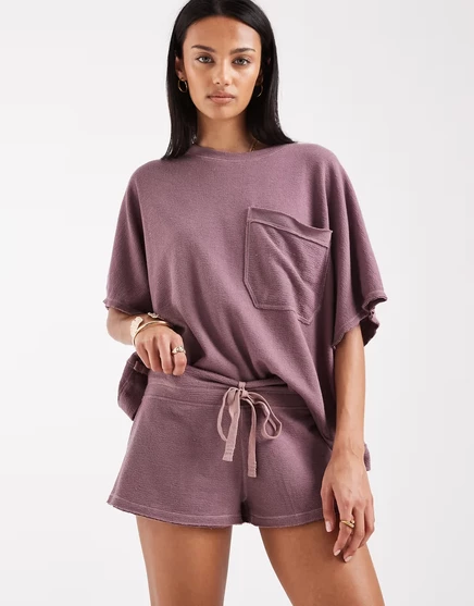 Женские шорты Free People Staycation, elderberry tea