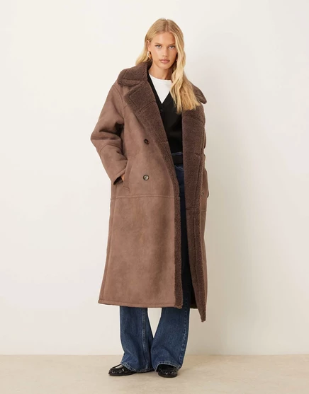 Женская куртка ASOS Design, шоколадная