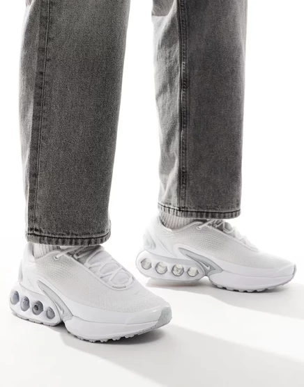 Кроссовки Nike Air Max DN белого и серебристого цветов white