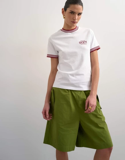 Футболка Topshop lifestyle club society с графическим рисунком и белой окантовкой 