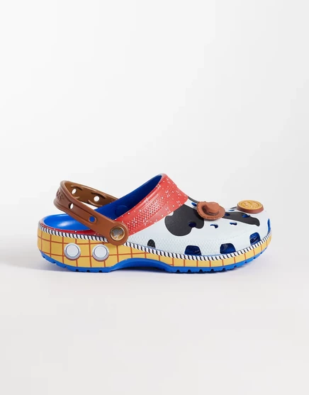 Унисекс кроксы Crocs Classic Toy Story Woody, джинсовые