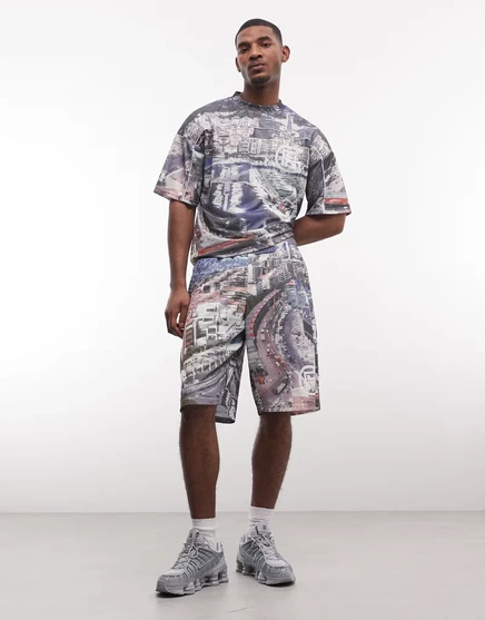 Мужские трикотажные шорты Good For Nothing, city print
