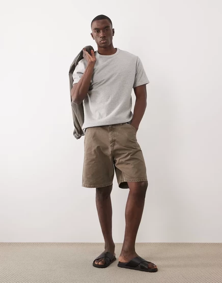 Мужские джинсовые шорты Jack & Jones carpenter, коричневые