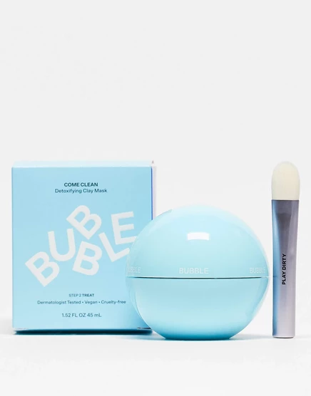Очищающая глиняная маска Bubble Come Clean, очищающая от токсинов, 45 мл