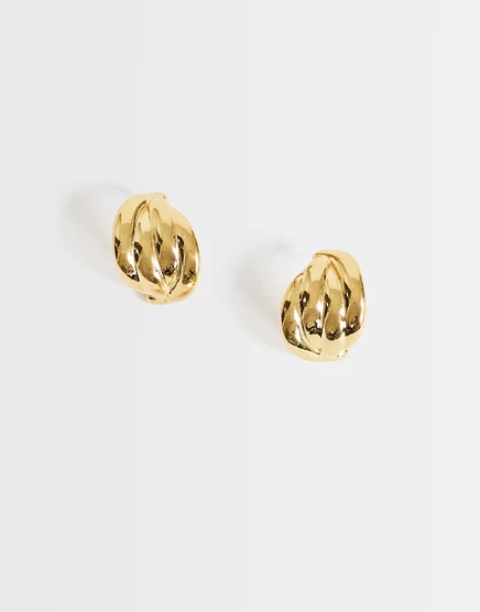 Женские серьги-пусеты TopShop Emry, позолоченная сталь
