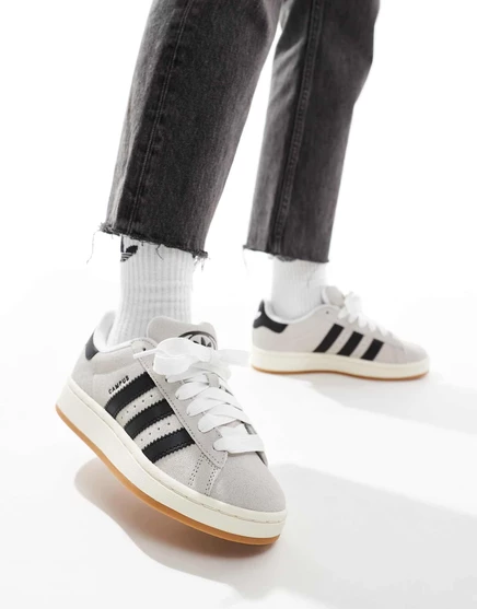 Кроссовки adidas Originals Campus 00s, бело-черные
