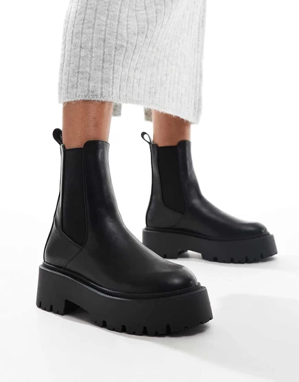 Массивные ботинки челси Amy от ASOS DESIGN черного цвета black