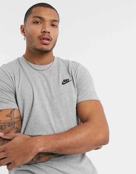 Футболка Nike Club Gray Heather