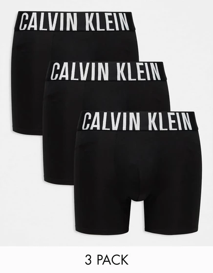 Набор из трех черных боксеров Calvin Klein Intens Power Power black