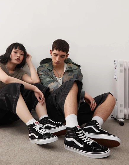 Кеды Vans SK8-Hi высокие, черные