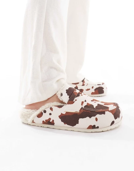 Мюли SEQWL Soda с подкладкой из меха cow print