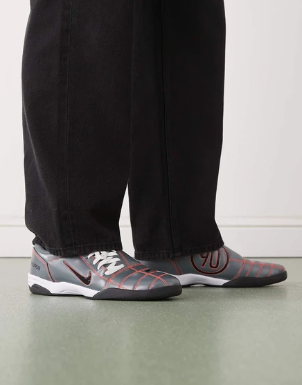 Унисекс кроссовки Nike T90, серебристые