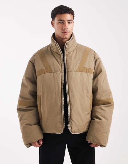 ДИЗАЙНЕРСКИЙ пуховик ASOS из камня stone