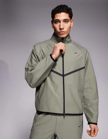 Мужская куртка Nike Tech на молнии, хаки