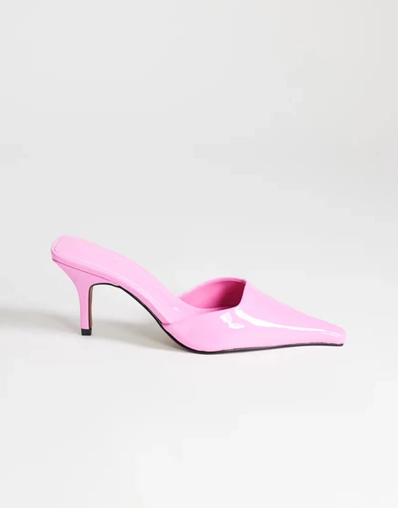 Женские лаковые туфли-лодочки TopShop Alfie, розовые