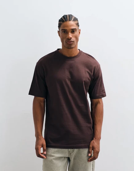Мужская футболка ONLY & SONS Relaxed Fit, кофейная