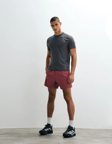 Мужские тренировочные шорты Abercrombie & Fitch YPB, красные
