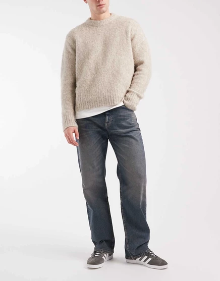 Мужские джинсы Tommy Jeans Otis прямого кроя, синие