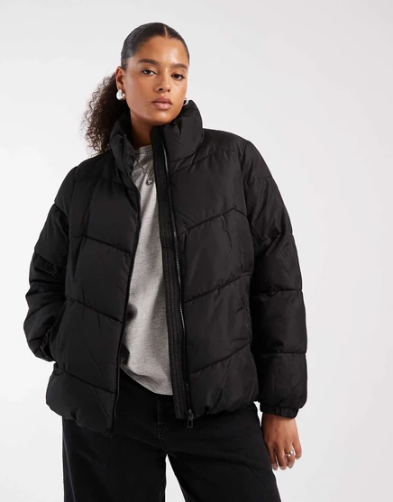 Женская стеганая куртка Vero Moda Curve, черная