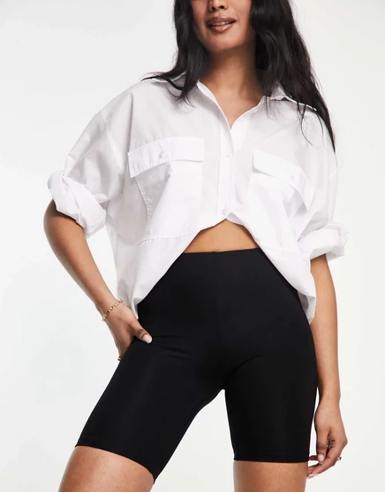Черные базовые шорты-леггинсы ASOS DESIGN black