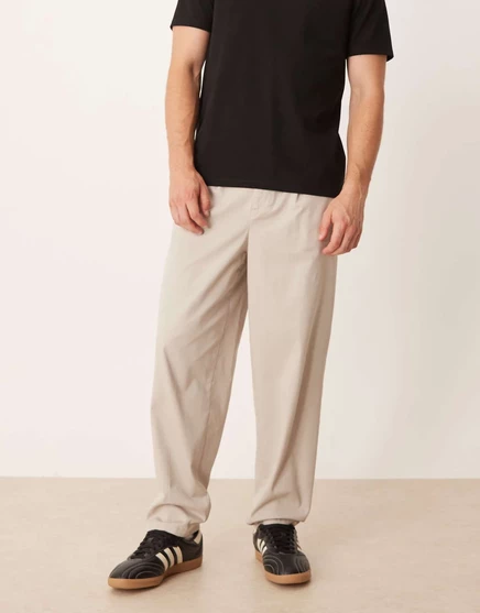 Элегантные брюки-чино морковного цвета от ASOS DESIGN из камня dove