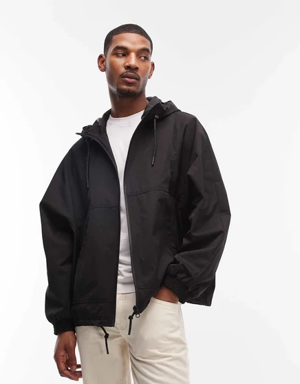 Водонепроницаемая спортивная куртка с капюшоном ASOS DESIGN stormMAX™ черного цвета black