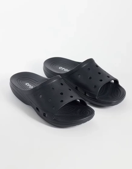 Женские шлепанцы Crocs Saturday Slides, черные