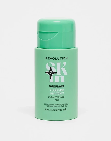 Тоник Revolution Skin Pore Player с 2% салициловой кислотой и Алоэ, очищающий BHA-тонер, 150 мл toner