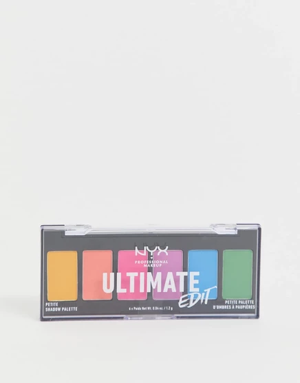 Палитра теней для век NYX Professional Makeup UltimateEdit Petite - Осветляет brights