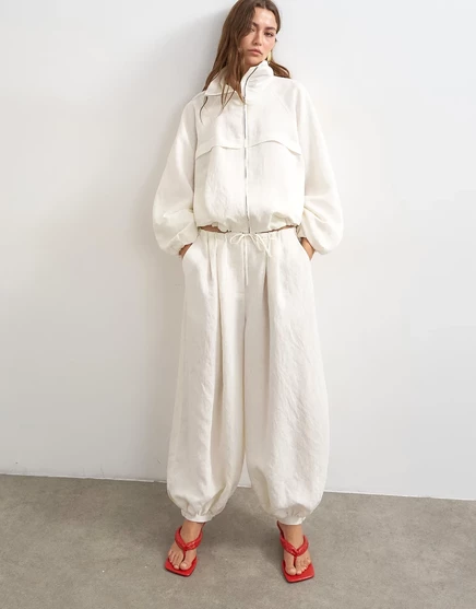 Женские брюки TopShop Modal Balloon, экрю