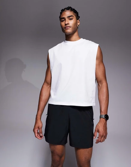 ASOS 4505 Icon 5-дюймовые быстросохнущие тренировочные шорты с карманами на молнии черного цвета black