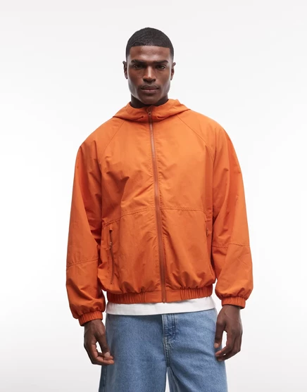 Мужской дождевик ASOS Design StormMAX складной, оранжевый