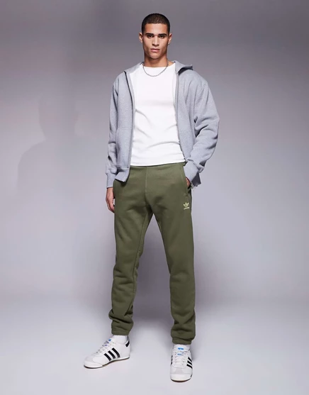 спортивные брюки adidas Originals essential цвета хаки khaki