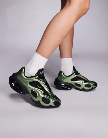 Кроссовки Nike Air Max Muse черного и зеленого цветов black
