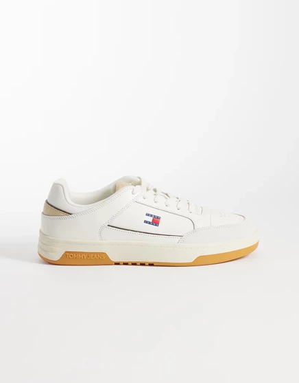 Мужские кеды Tommy Jeans из кожи, айвори