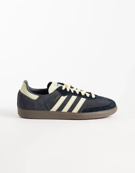 Женские кеды adidas Originals Samba OG, черно-белые