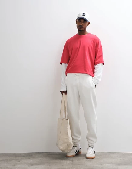 Мужские оверсайз-джоггеры ASOS Design, черно-молочные
