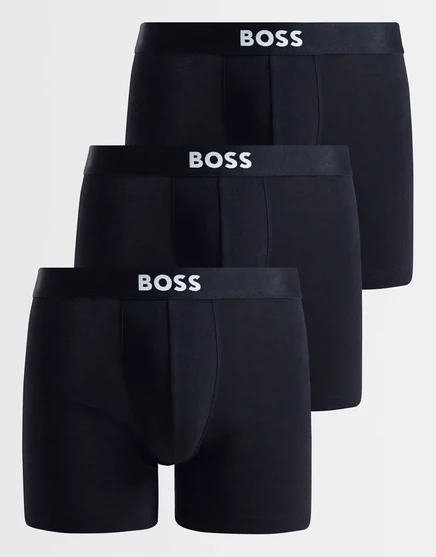 Мужские трусы-боксеры Boss Orange One, 3 шт., черные