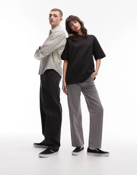 Женские слипоны Vans Classic Slip-On, черно-белые