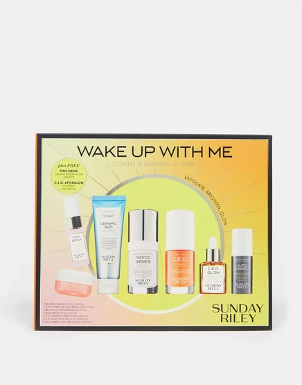 Женский набор Sunday Riley Wake Up With Me, 7 миниатюр