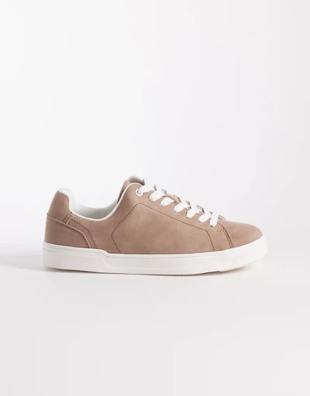 Женские кроссовки ASOS Design Delta замшевые, песочные