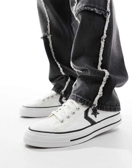 Кеды Converse Star Player 76 Premium Canvas White with Black