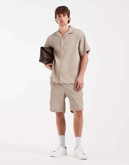 Мужские плиссированные шорты Jack & Jones, бежевые