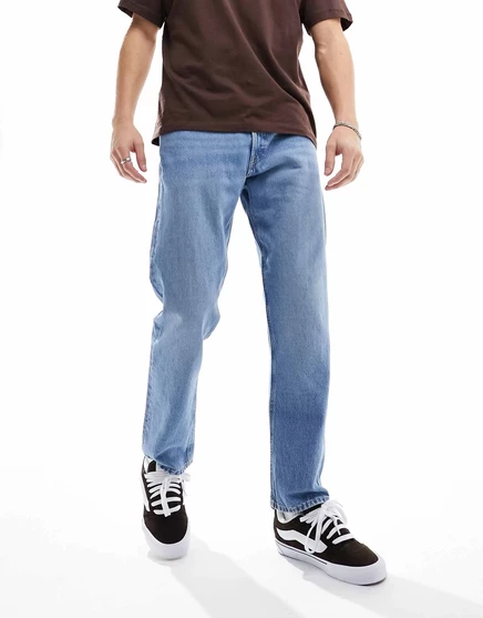 Джинсы свободного покроя Jack &Jones Chris темно-синего цвета  blue denim