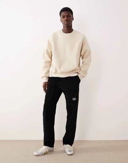 Мужские брюки Adidas Originals Trefoil, черные