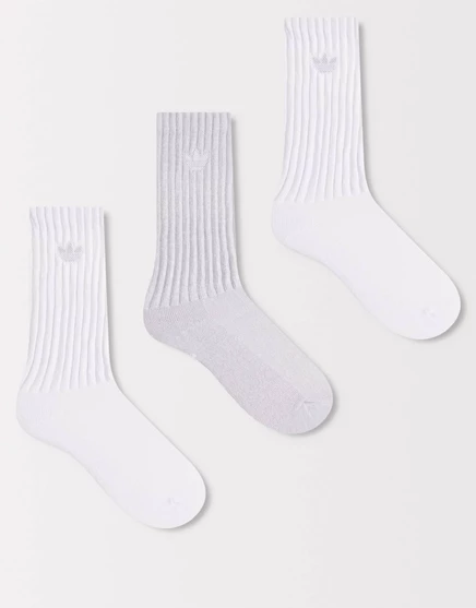 Мужские носки adidas Originals, 3 пары, белые