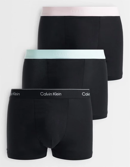 Мужские боксеры Calvin Klein Icon Cotton Stretch, 3 шт., черные